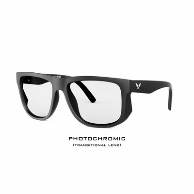 Photochromic lenses transitioning in sunlight