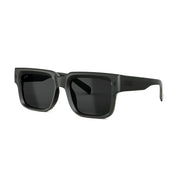 Matte black Anvil frame with bold square silhouette